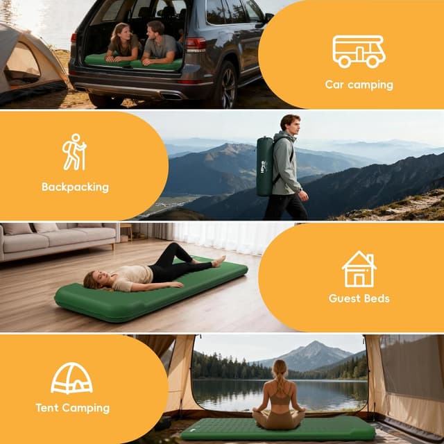 Thumbnail 6 de HiiPeak Memory Sleeping Pad, R-value 9.5