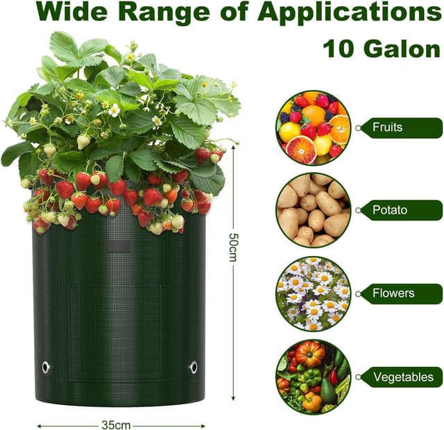 Detalle de Priksia potato grow bags 4 pack