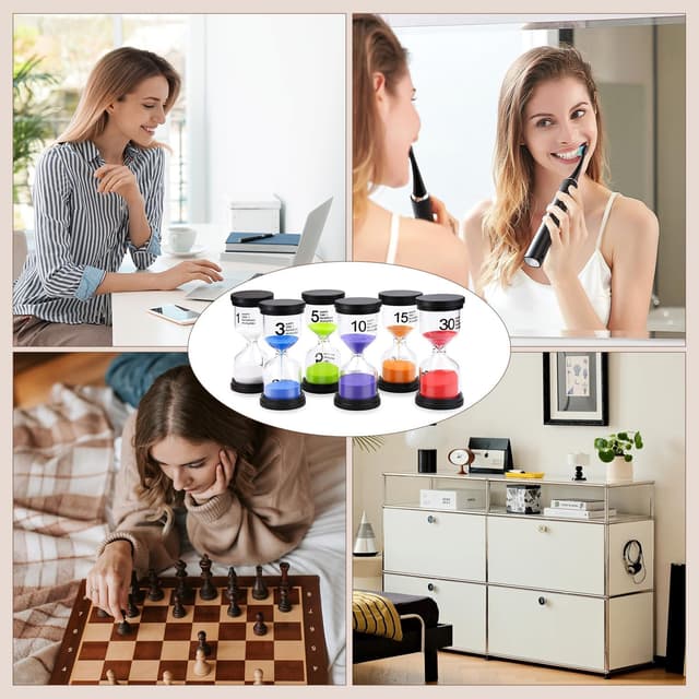 Thumbnail 5 de Comsmart Sand Timer 6pc set 1–30 min