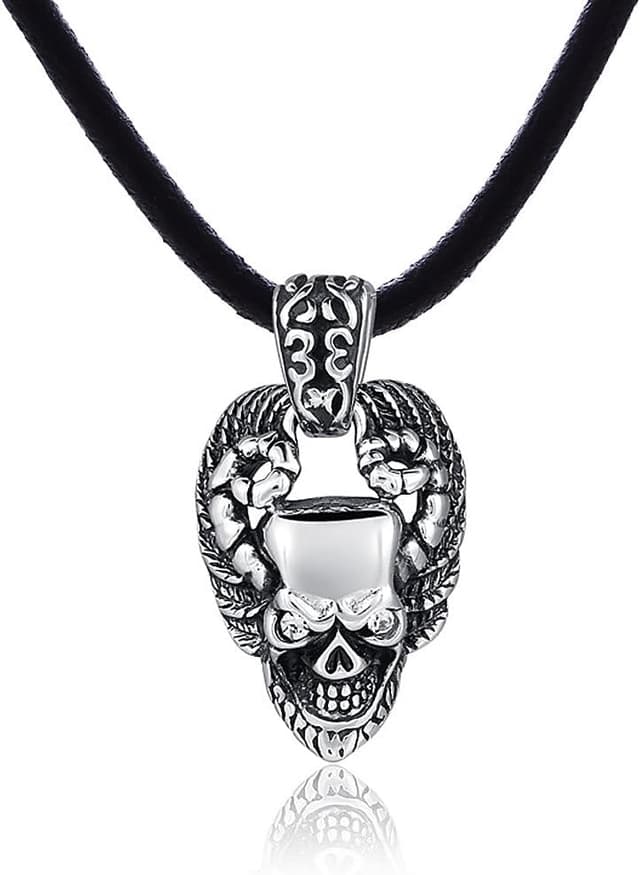 Thumbnail 2 de DonDon Collana Uomo in Cuoio 50 cm