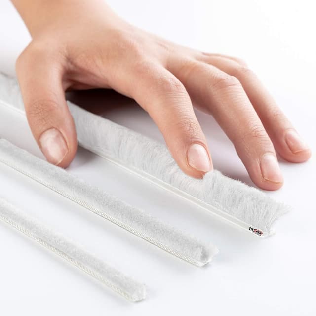 Thumbnail 5 de STEIGNER 10m joint brosse adhésif pour porte coulissante, hauteur 11 mm 🚪