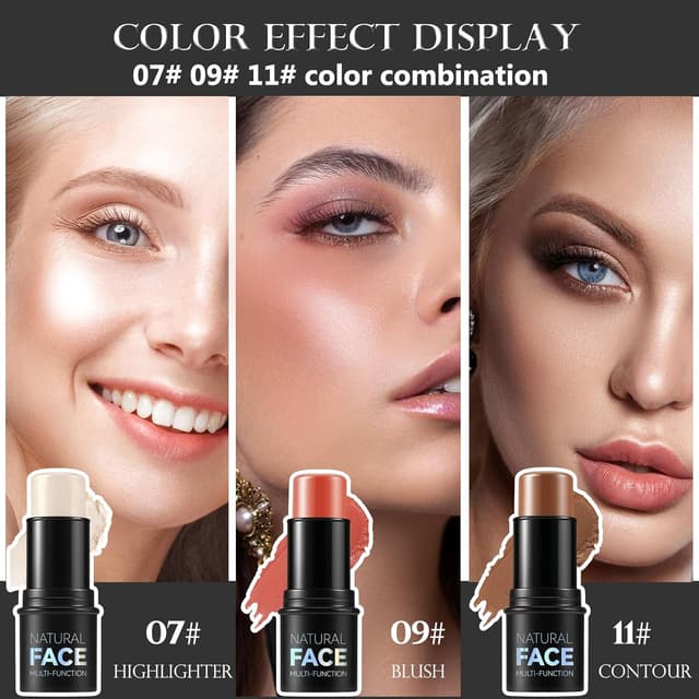 Detalle de Contour Highlighter Set mit 3 Sticks