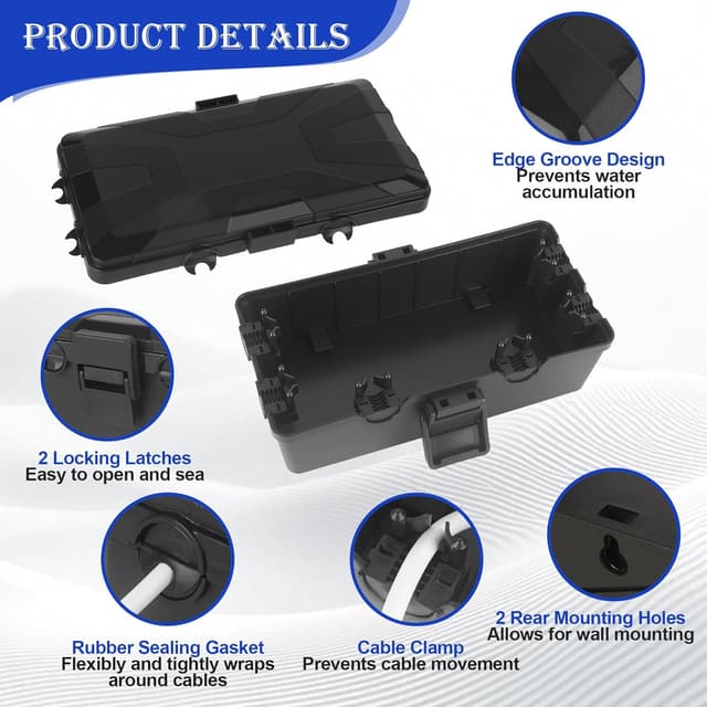 Thumbnail 2 de DUBUOZA Scatola Stagna Elettrica IP54 26,1×15×9,4 cm