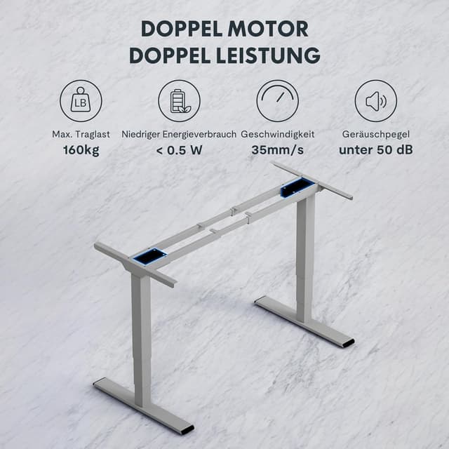 Thumbnail 2 de FLEXISPOT EC5 PRO Schreibtischgestell 160 kg
