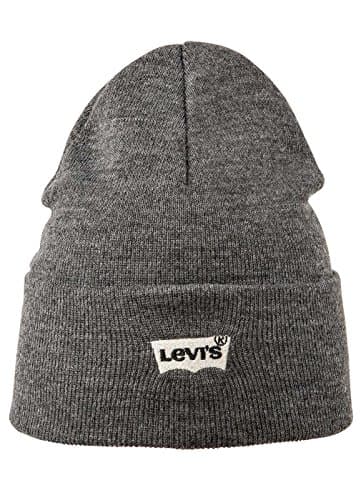 Detalle de Levi's Batwing Embroidered Slouchy Beanie gorro de punto talla única 🧣