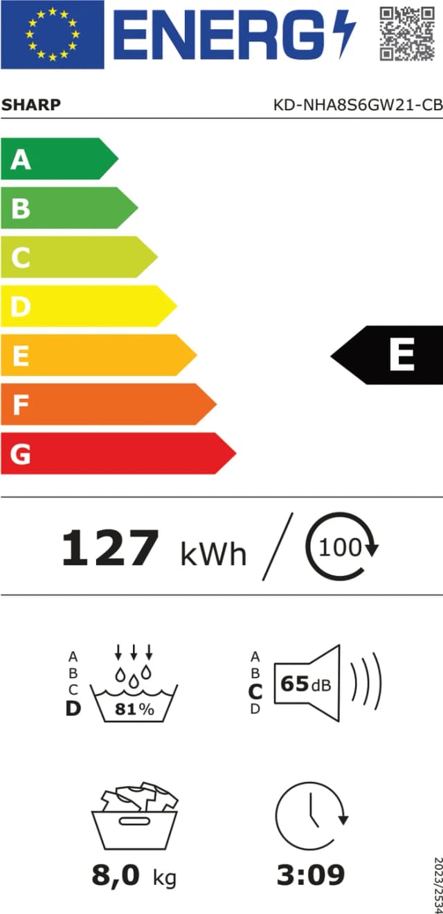 Thumbnail 17 de Sharp Kombi Waschmaschine & Trockner