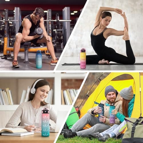 Thumbnail 6 de Baramumu Botella agua 1 litro con pajita 🚰