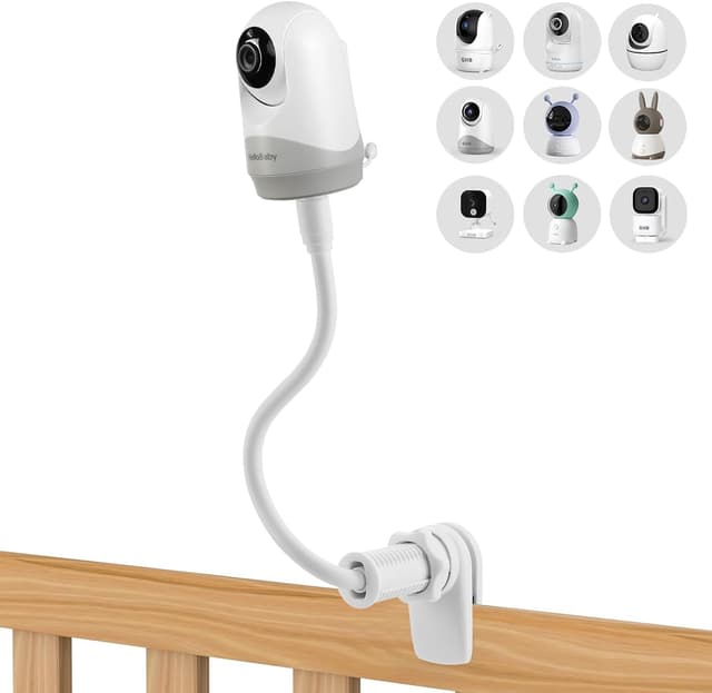 Detalle de Suglade baby monitor holder – universal, flexible 1/4 screw mount compatible with many mainstream baby cameras