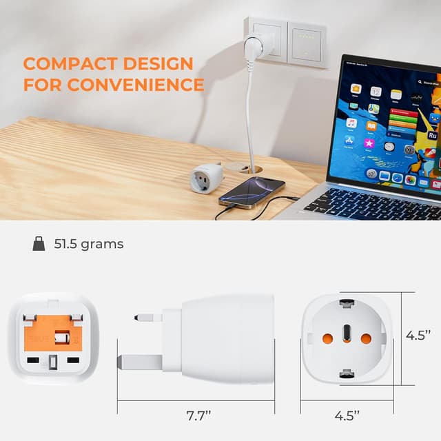 Thumbnail 3 de Bigfish UK Adapter 2er Pack