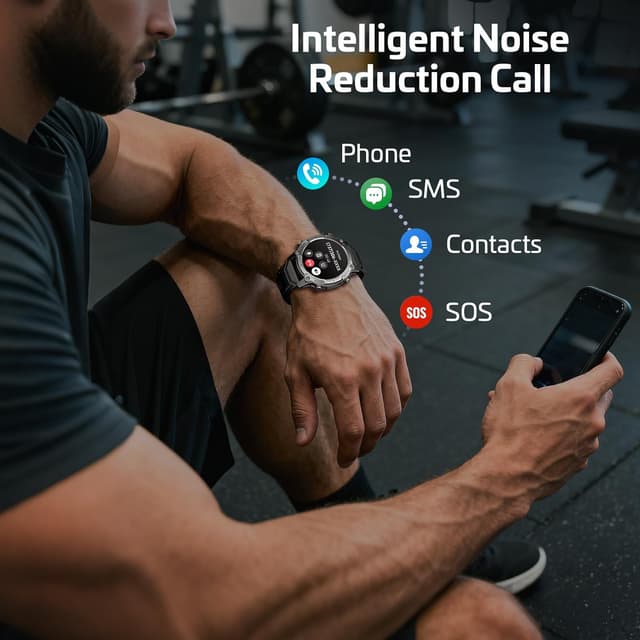 Thumbnail 5 de GPS Smart Watch 1.43" AMOLED, 21‑Day Battery