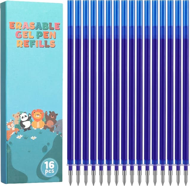 Detalle de Thboxes 16 Radierbare Ersatzminen 0,7 mm – blaue Gelstifte-Nachfüllminen