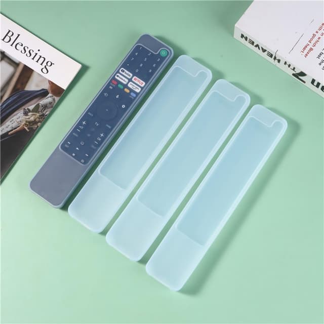 Detalle de YAREETY Silicone Remote Cover for Sony Bravia voice remote (RMF-TX500 / TX600) – washable, anti-slip