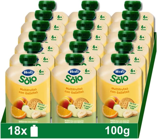 Detalle de Hero Solo Bolsitas Multifrut as 100 g