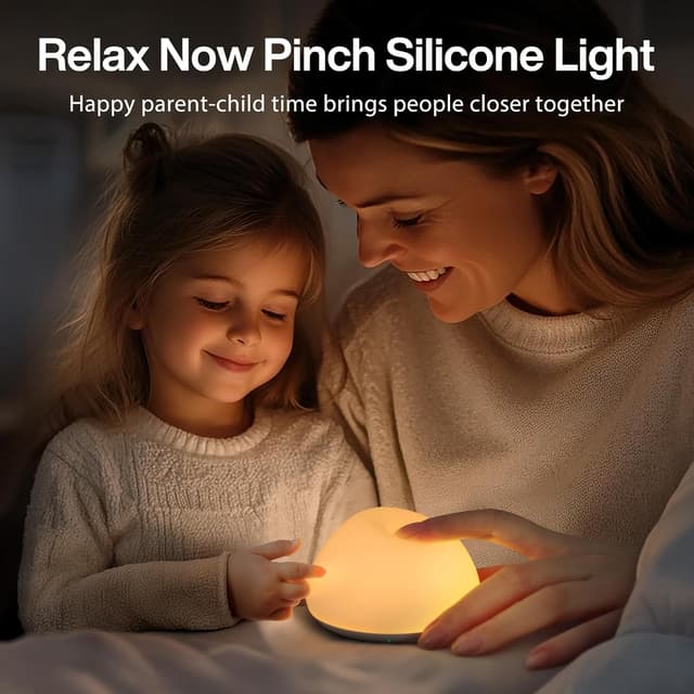 Detalle 2 de JolyWell Night Light 100h soft silicone lamp
