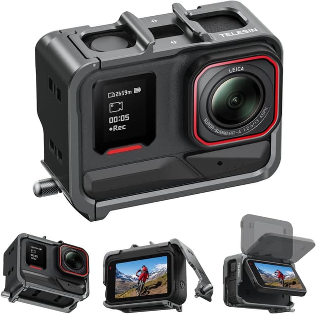 Detalle de Insta360 Ace protective frame cage with quick release