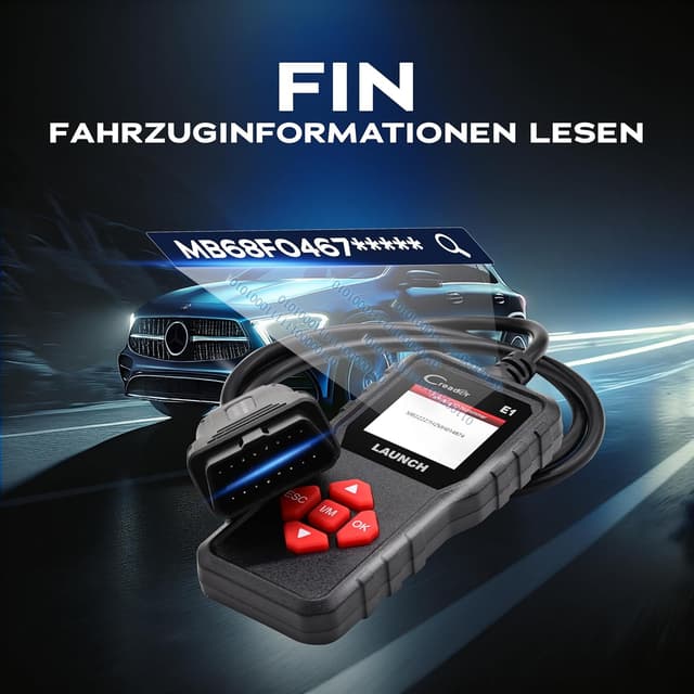 Detalle 2 de LAUNCH Creader E1 OBD2 Diagnosegerät 1,77 Zoll