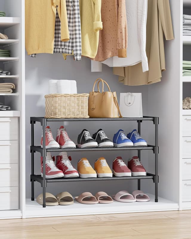 Detalle 2 de Kitsure Shoe Rack 27.5" 3-Tier