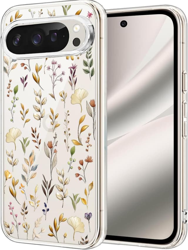 Imagen de Unov Pixel 10/10 Pro Case Clear Floral en OfertitasTOP