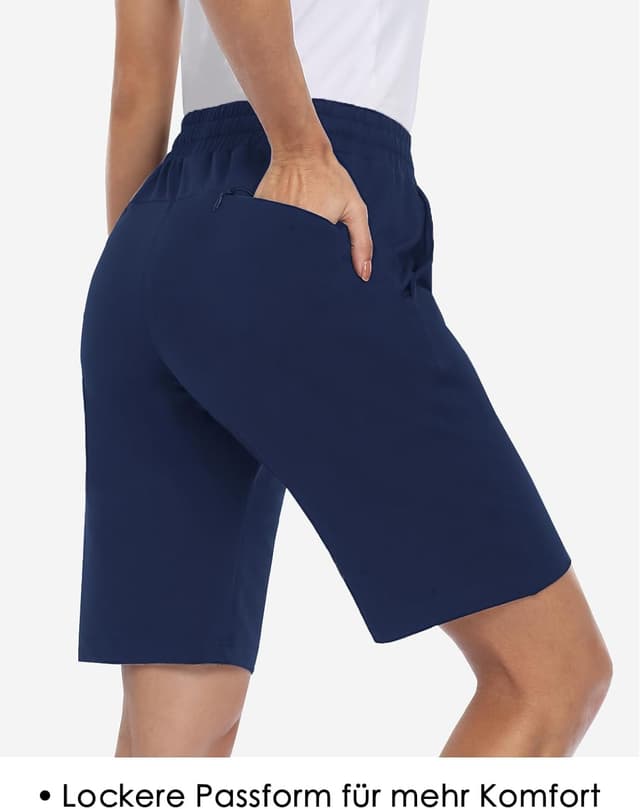 Detalle 2 de MOVE BEYOND Bermuda femme avec 3 poches et cordon de serrage