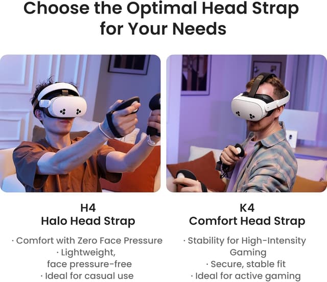 Thumbnail 4 de KIWI design H4 Halo Comfort Head Strap for Quest 3