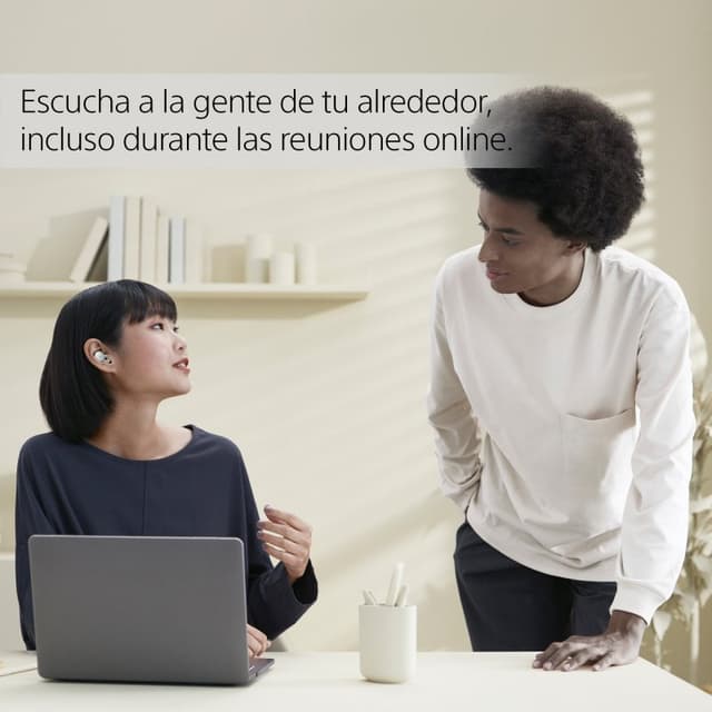 Detalle 2 de Sony LinkBuds Auriculares Bluetooth True Wireless 🔊 Blancos