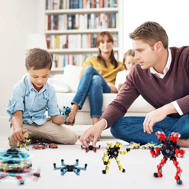 Thumbnail 6 de NEW Transformable Sensory Fidget Spinner Toy — DIY spinner