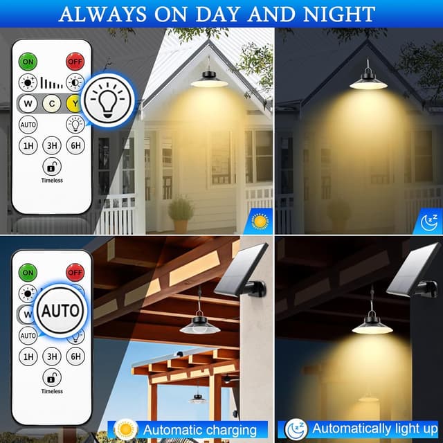 Thumbnail 3 de Lámpara colgante solar para exteriores IP65 5 m