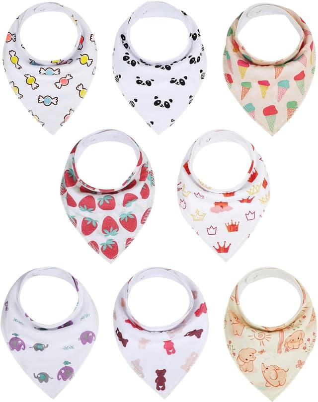 Detalle de Baby Lätzchen FLYISH DIRECT 8er-Pack