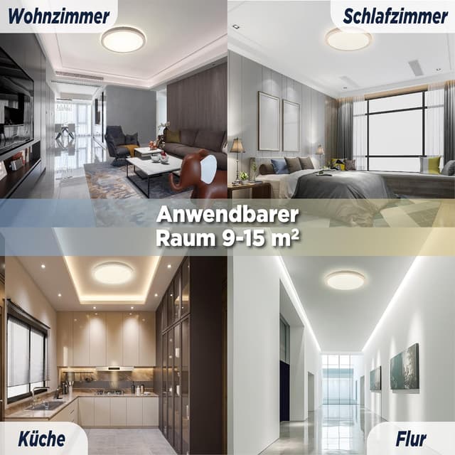 Thumbnail 6 de BestLuz LED Deckenleuchte 18 W 3.600 lm