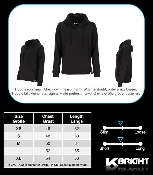 Thumbnail 6 de K-BRIGHT Hoodie Premium Damen Bio-Baumwolle