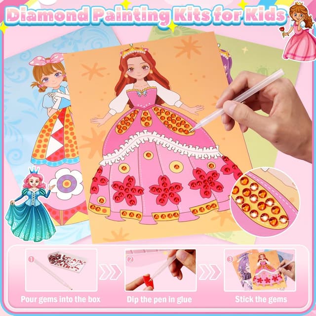 Thumbnail 4 de Creative Plane 3‑in‑1 Princess Craft Set