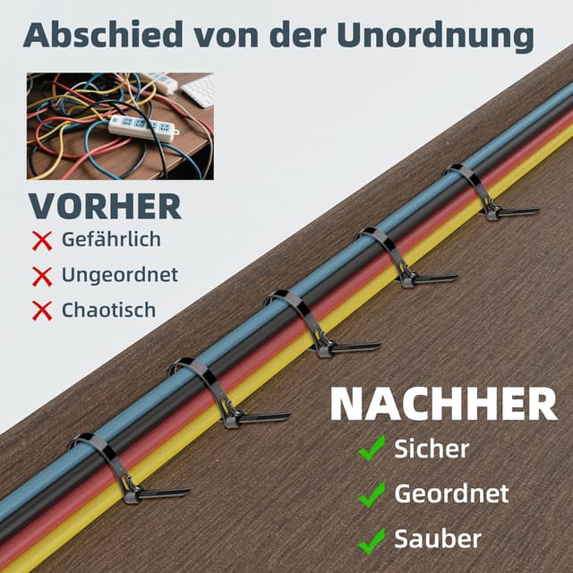 Detalle 2 de NORSHY Kabelbinder UV 20 kg Set