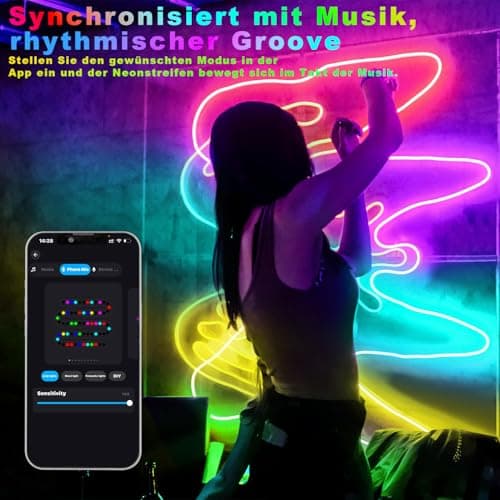 Thumbnail 1 de Lichaser 20M RGB+IC Luces Neon LED Flexible 💡