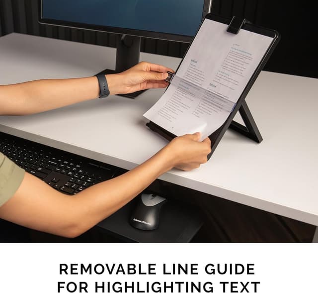 Detalle 2 de Fellowes Porte-copies chevalet 125 feuilles