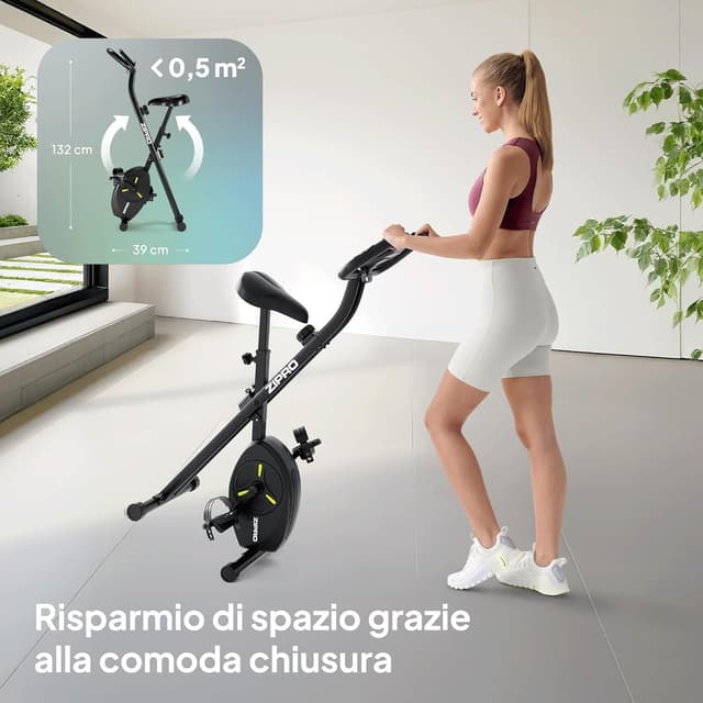 Detalle 2 de ZIPRO Eclipse X cyclette pieghevole salvaspazio