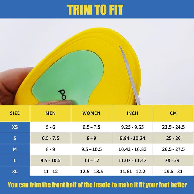 Thumbnail 6 de Cilnos semelles orthopédiques pour fasciite plantaire, pieds plats et épine calcanéenne (homme & femme) – XL