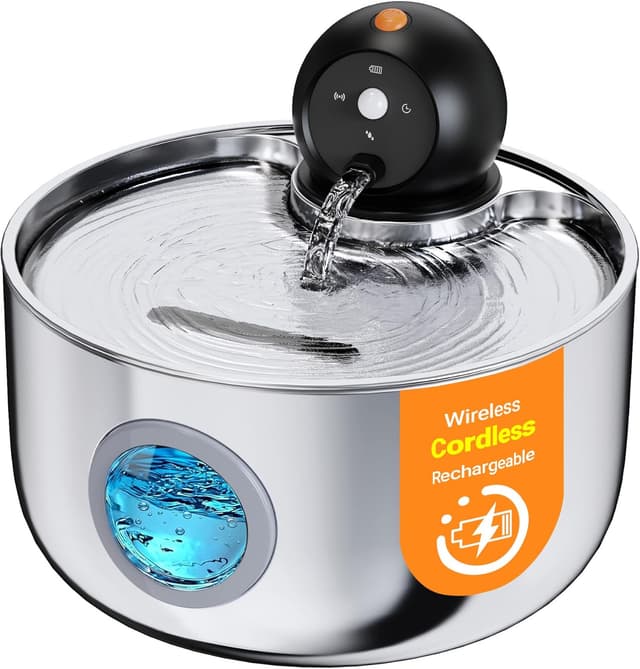 Detalle de Katzenbrunnen kabellos 2,6 L 🐾