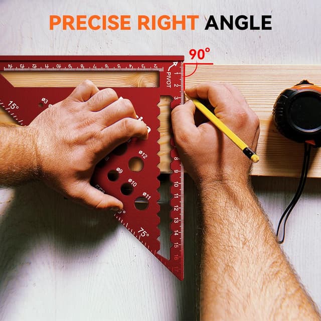 Detalle 1 de Speed Square 18cm 7in set square ruler