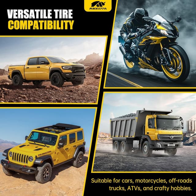 Detalle de MIKKUPPA Low Profile Stick-On Wheel Weights (1/4oz & 0.25oz, 240 pcs)