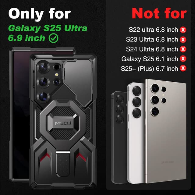 Detalle 2 de TONGATE Magnetic Stand for Samsung Galaxy S25 Ultra 6.9"