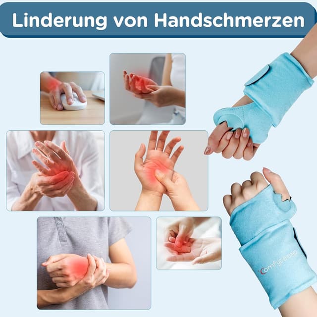 Detalle 2 de Comfytemp Kühlmanschette Handgelenk 2 Stück