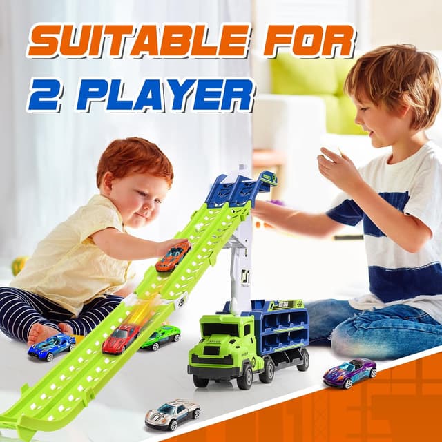 Thumbnail 4 de EUTOYZ 46-inch race track toy cars for ages 3–6