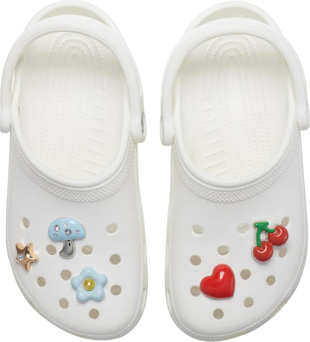 Detalle 2 de Crocs Puffy 5 Pack : breloques Jibbitz gonflées pour chaussures (lot de pendentifs, mixte adulte)