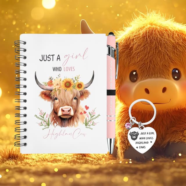 Thumbnail 6 de GADITIEK Highland Cow A6 notebook set