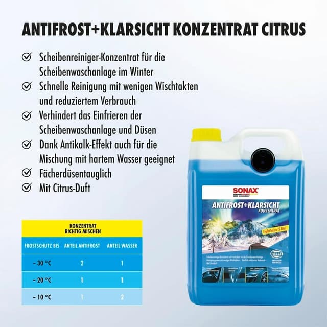 Thumbnail 2 de SONAX AntiFrost+KlarSicht Konzentrat 5 L