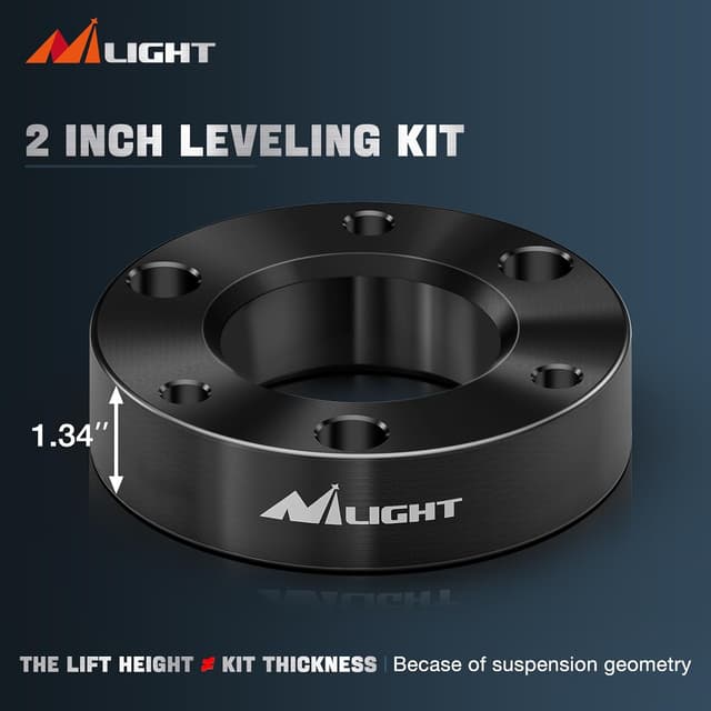 Detalle 2 de Nilight 2-Inch Front Leveling Lift Kit for 2004–2023 Ford F-150 (2WD/4WD)