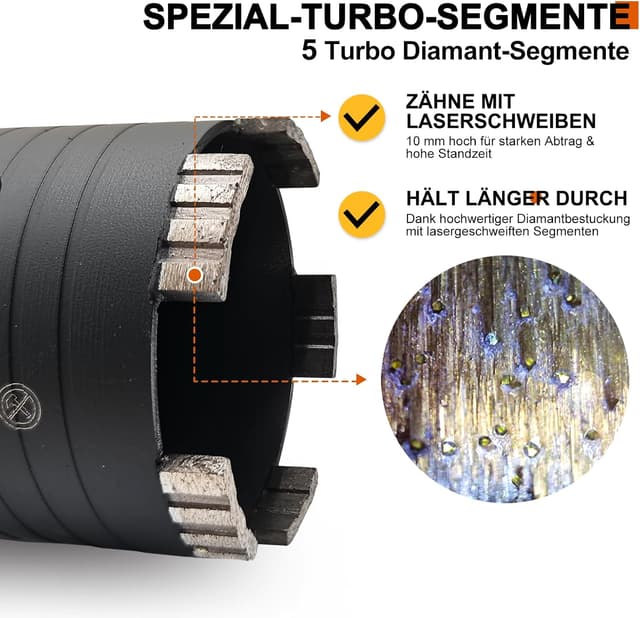 Detalle de GVHAKG Diamantbohrkrone 82 mm für Beton