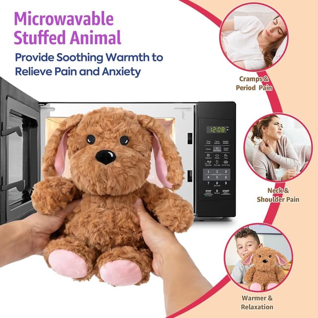 Detalle 2 de shownicer Wärmekissen Stofftier Hund 0,8 kg