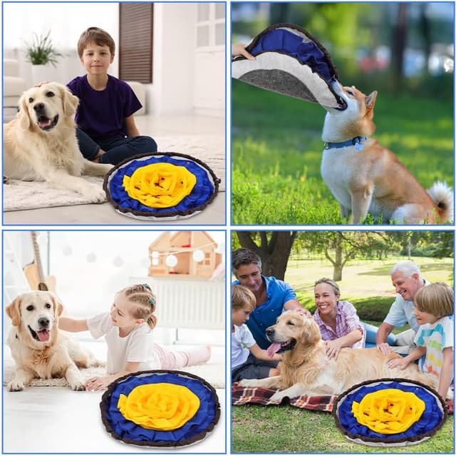 Thumbnail 6 de AYESY Tappeto Olfattivo Cane da 48 cm, antiscivolo con coulisse per l’allenamento al fiuto