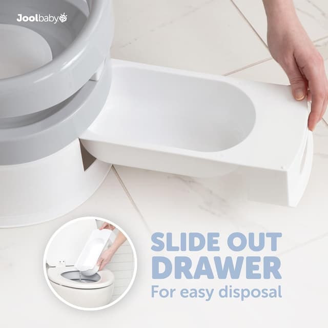 Detalle 2 de Jool Baby Potty Chair for Toddler Toilet Training (Grey) with Splash Guard & Back Support